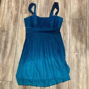 Speechless Blue Midi Dress